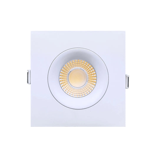 P-6489 3.5 Inch Gimbal Square, White Finish 20 Watts, 1850 Lumens 5CCT Recessed Light