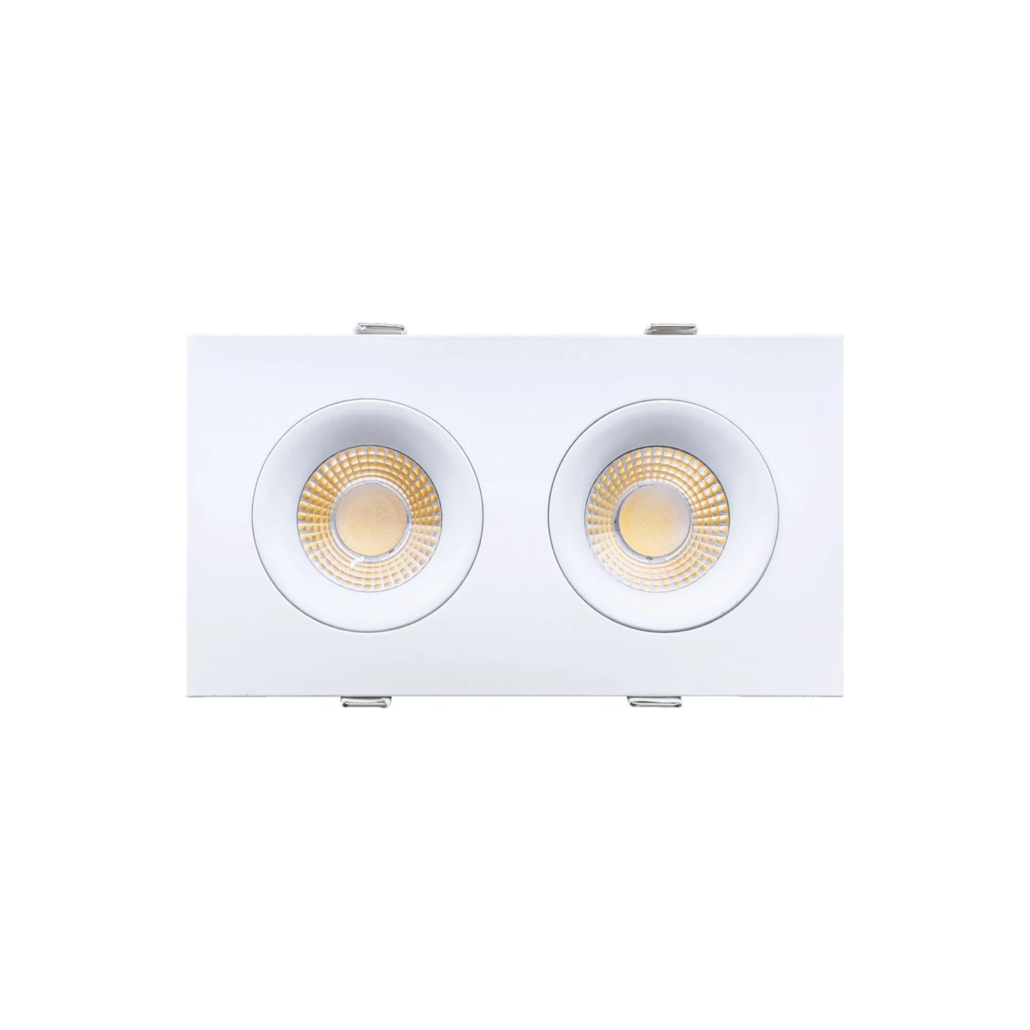 P-6490 3.5 Inch 2 Head Multiple Gimbal, White Finish 40 Watts, 3600 Lumens 5CCT Recessed Light