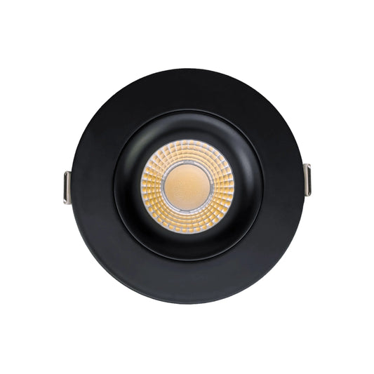 P-6493 3.5 Inch Gimbal Round, Black Finish 20 Watts, 1850 Lumens 5CCT Recessed Light
