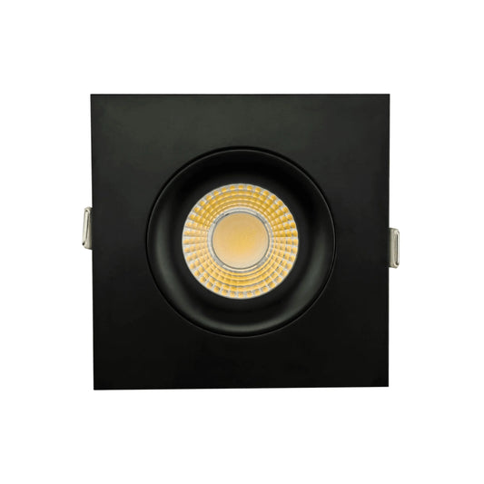 P-6494 3.5 Inch Gimbal Square, Black Finish 20 Watts, 1850 Lumens 5CCT Recessed Light