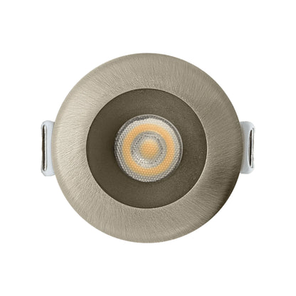 P-6498 1.5 Inch Round Brushed Nickel Smooth, 7 Watts, 600 Lumens 5CCT Recessed Light