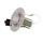 P-6507 1.5 Inch Trimless Round, Nickel Finish 15 Watts, 1100 Lumens 5CCT Recessed Light