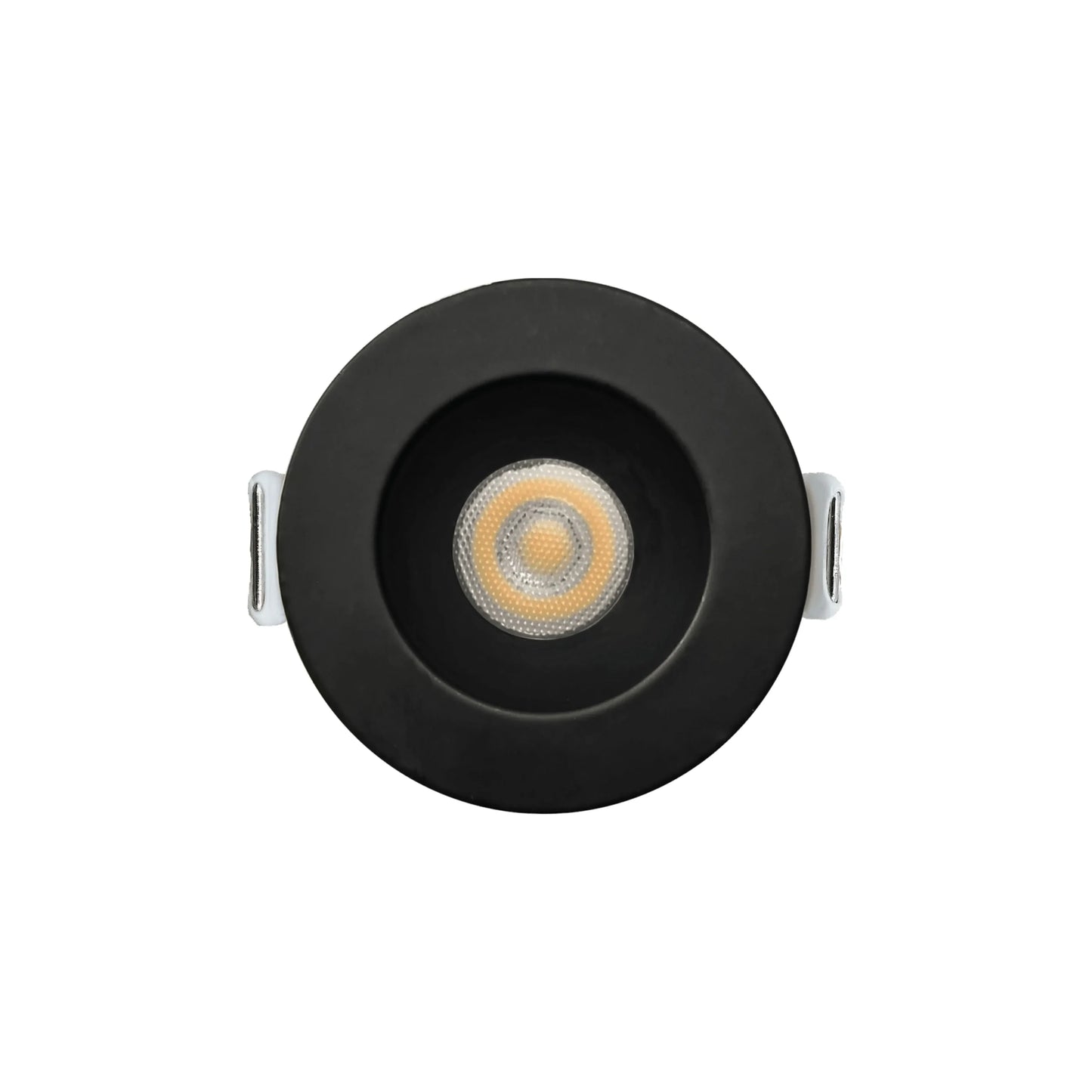 P-6516 1 Inch Round Black Smooth High-Output, 15 Watts, 1100 Lumens 5CCT Recessed Light