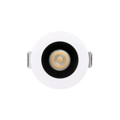 P-6517 1 Inch Round Two-Tone Smooth High-Output, 15 Watts, 1100 Lumens 5CCT Recessed Light