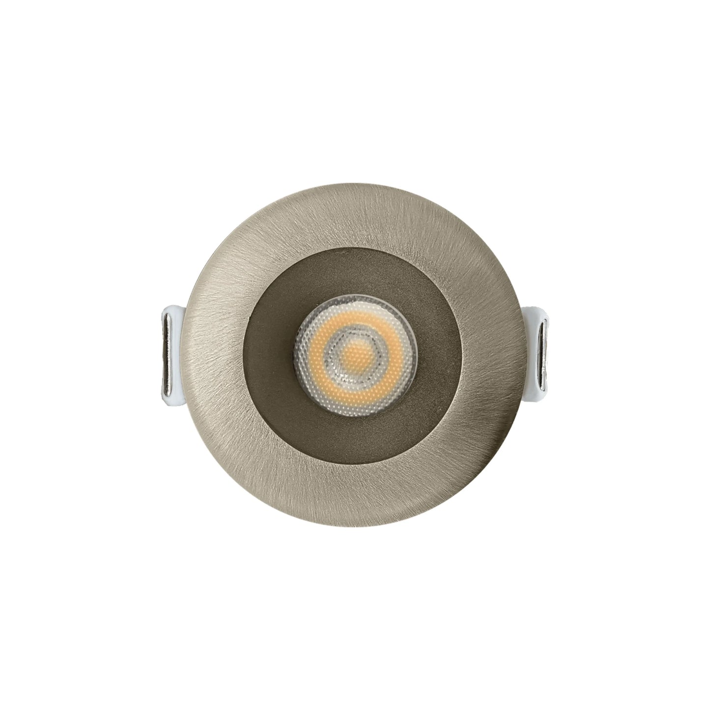 P-6519 1 Inch Round Brushed Nickel Smooth High-Output, 15 Watts, 1100 Lumens 5CCT Recessed Light