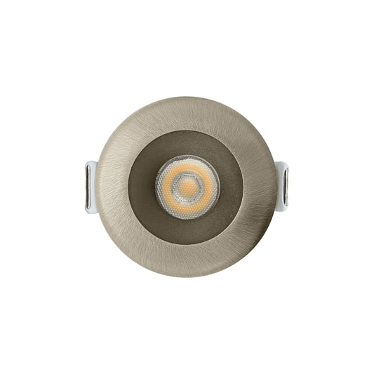 P-6519 1 Inch Round Brushed Nickel Smooth High-Output, 15 Watts, 1100 Lumens 5CCT Recessed Light