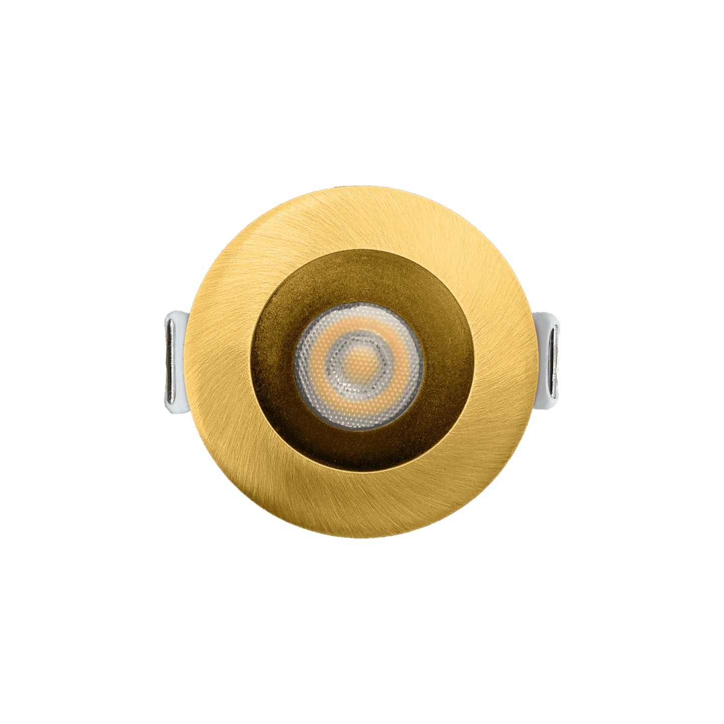 P-6520 1 Inch Round Brushed Brass Smooth High-Output, 15 Watts, 1100 Lumens 5CCT Recessed Light