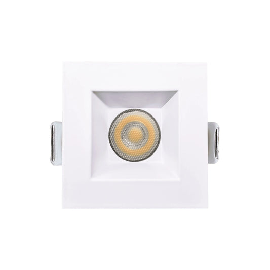 P-6521 1 Inch Square White Smooth High-Output, 15 Watts, 1100 Lumens 5CCT Recessed Light