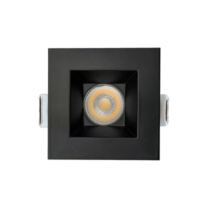 P-6522 1 Inch Square Black Smooth High-Output, 15 Watts, 1100 Lumens 5CCT Recessed Light
