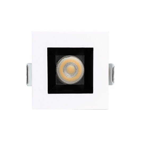 P-6523 1 Inch Square Two-Tone Smooth High-Output, 15 Watts, 1100 Lumens 5CCT Recessed Light