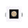 P-6523 1 Inch Square Two-Tone Smooth High-Output, 15 Watts, 1100 Lumens 5CCT Recessed Light