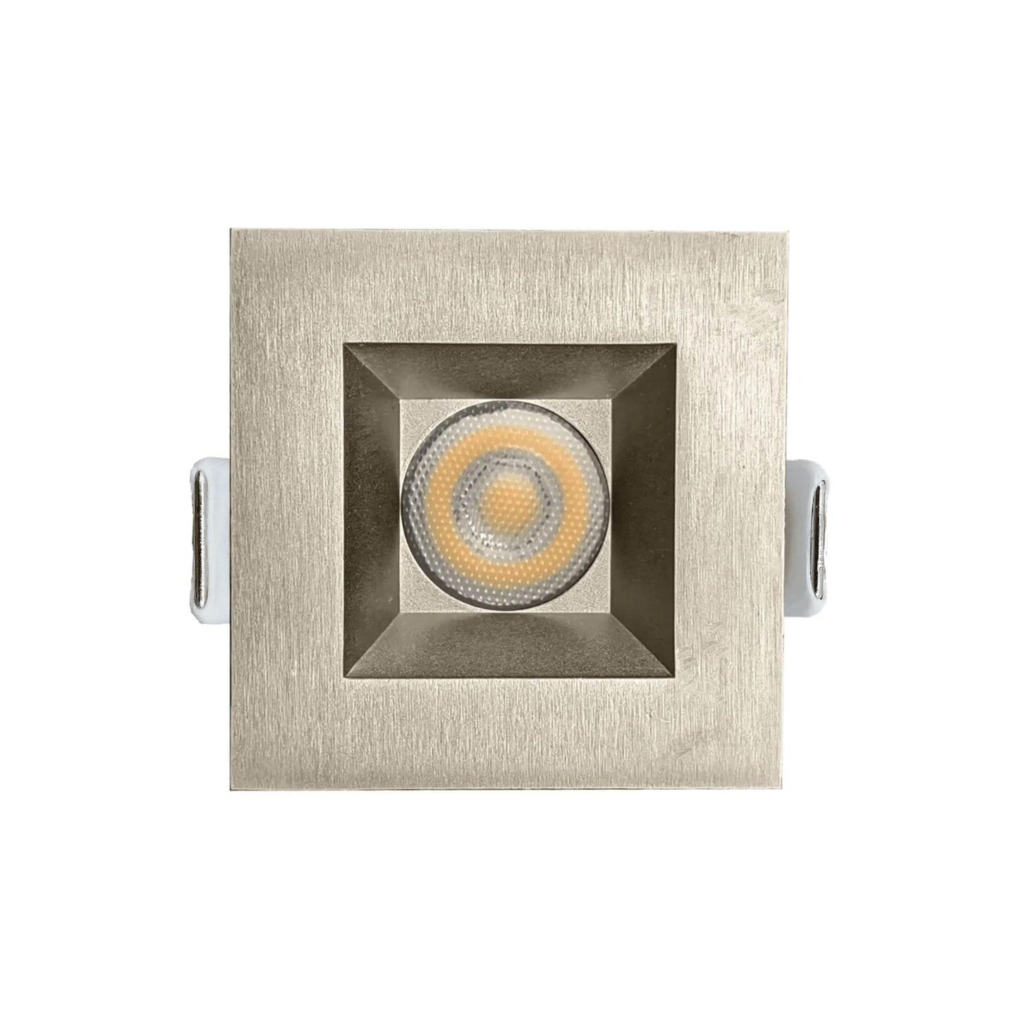 P-6525 1 Inch Square Brushed Nickel Smooth High-Output, 15 Watts, 1100 Lumens 5CCT Recessed Light