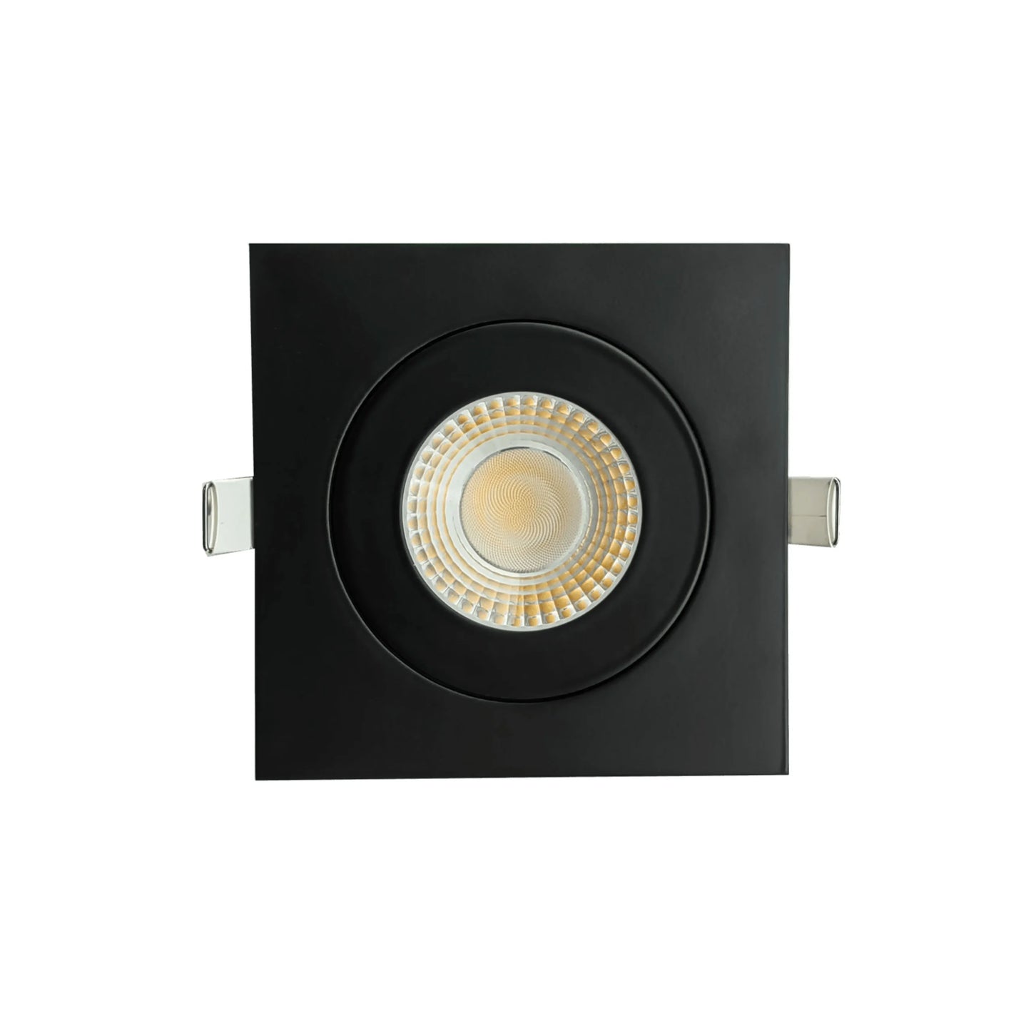 P-6533 4 Inch Gimbal Square, Black Finish 13 Watts, 1200 Lumens 5CCT Recessed Light