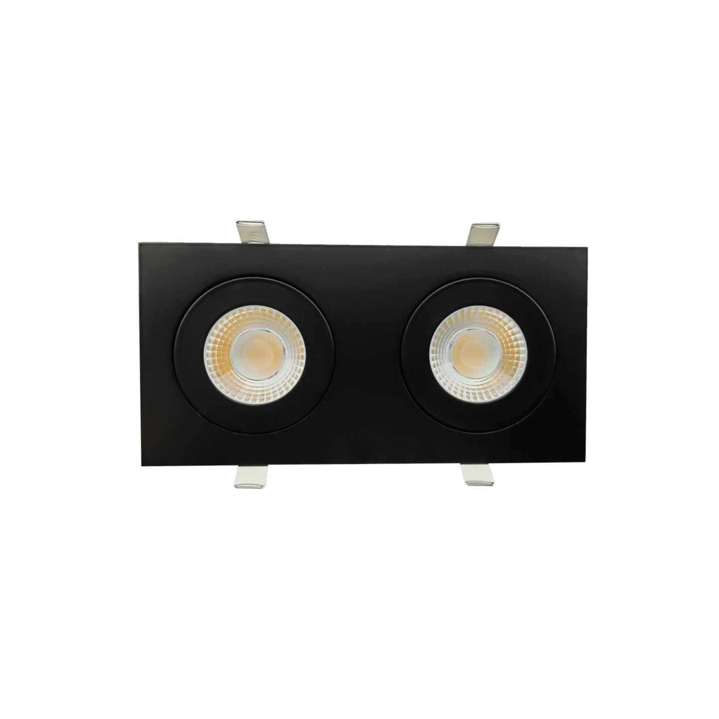 P-6534 4 Inch 2 Head Multiple Gimbal, Black Finish 26 Watts, 2400 Lumens 5CCT Recessed Light