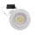 P-6537 1.5 Inch Trimless Gimbal Round, White Finish 12 Watts, 1000 Lumens 5CCT Recessed Light