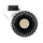 P-6538 1.5 Inch Trimless Gimbal Round, Black Finish 12 Watts, 1000 Lumens 5CCT Recessed Light