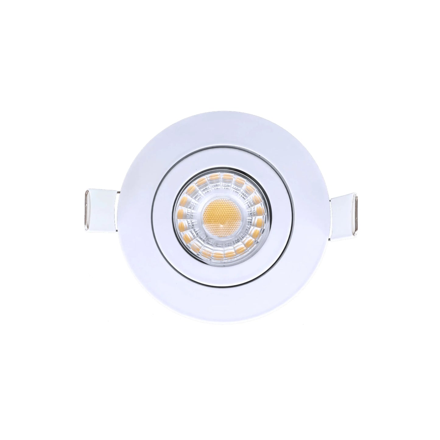 P-6539 3 Inch Gimbal Round, White Finish 8 Watts, 700 Lumens 5CCT Recessed Light