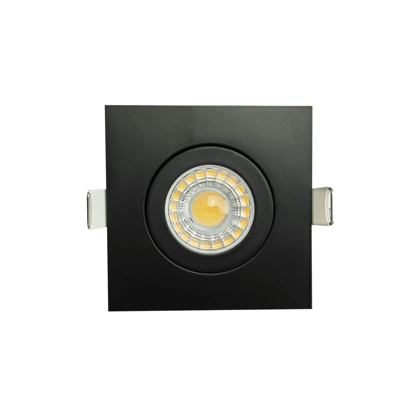 P-6545 3 Inch Gimbal Square, Black Finish 8 Watts, 700 Lumens 5CCT Recessed Light