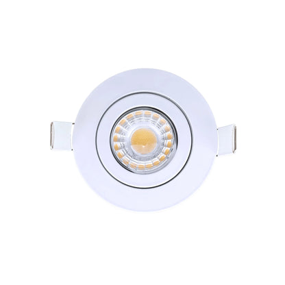P-6549 3.5 Inch Gimbal Round, White Finish 10 Watts, 850 Lumens 5CCT Recessed Light