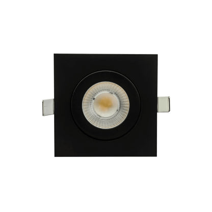 P-6555 3.5 Inch Gimbal Square, Black Finish 10 Watts, 850 Lumens 5CCT Recessed Light