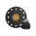 P-6561 1 Inch Trimless Round, Black Finish 15 Watts, 1200 Lumens 5CCT Recessed Light