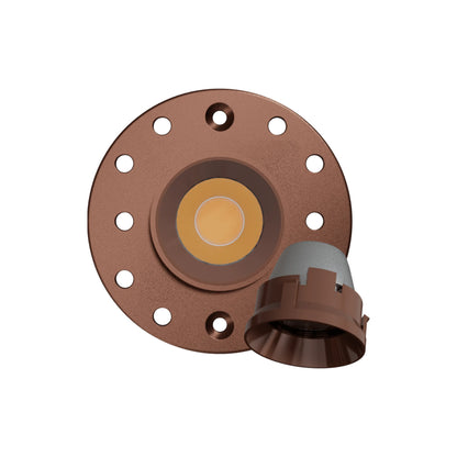 P-6562 1 Inch Trimless Round, Bronze Finish 15 Watts, 1200 Lumens 5CCT Recessed Light
