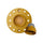 P-6564 1 Inch Trimless Round, Brass Finish 15 Watts, 1200 Lumens 5CCT Recessed Light
