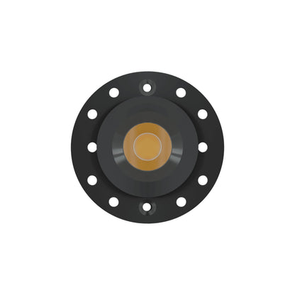 P-6571 1 Inch Round, Black Finish 15 Watts, 1200 Lumens 5CCT Recessed Light