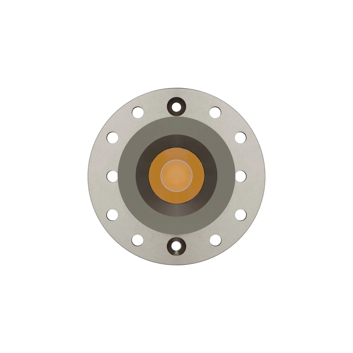 P-6573 1 Inch Round, Nickel Finish 15 Watts, 1200 Lumens 5CCT Recessed Light
