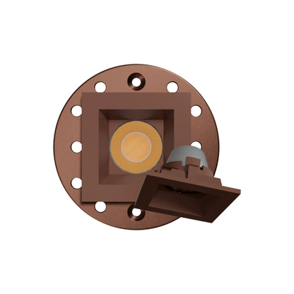 P-6577 1 Inch Square, Bronze Finish 15 Watts, 1200 Lumens 5CCT Recessed Light