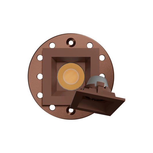 P-6577 1 Inch Square, Bronze Finish 15 Watts, 1200 Lumens 5CCT Recessed Light