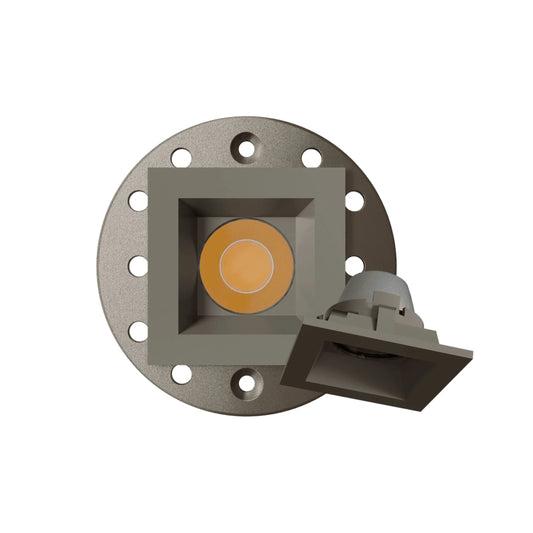 P-6578 1 Inch Square, Nickel Finish 15 Watts, 1200 Lumens 5CCT Recessed Light