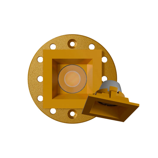 P-6579 1 Inch Square, Brass Finish 15 Watts, 1200 Lumens 5CCT Recessed Light