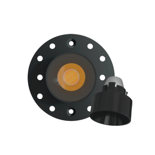 P-6581 1 Inch Round Drop, Black Finish 15 Watts, 1200 Lumens 5CCT Recessed Light