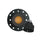 P-6581 1 Inch Round Drop, Black Finish 15 Watts, 1200 Lumens 5CCT Recessed Light