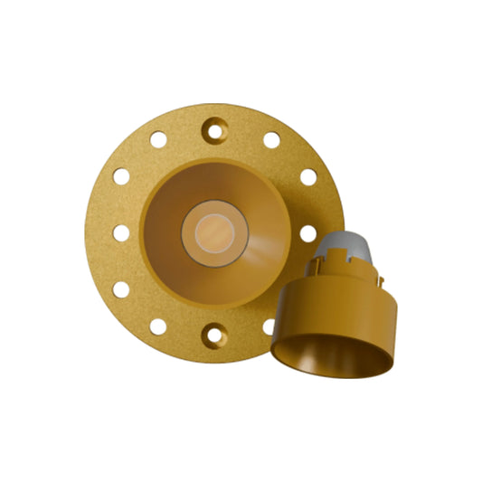 P-6584 1 Inch Round Drop, Brass Finish 15 Watts, 1200 Lumens 5CCT Recessed Light