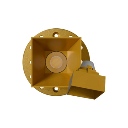 P-6589 1 Inch Square Drop, Brass Finish 15 Watts, 1200 Lumens 5CCT Recessed Light