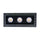 P-6610 4 Inch Trimless 3 Head Multiple Gimbal, Black Finish 54 Watts, 4800 Lumens 5CCT Recessed Light