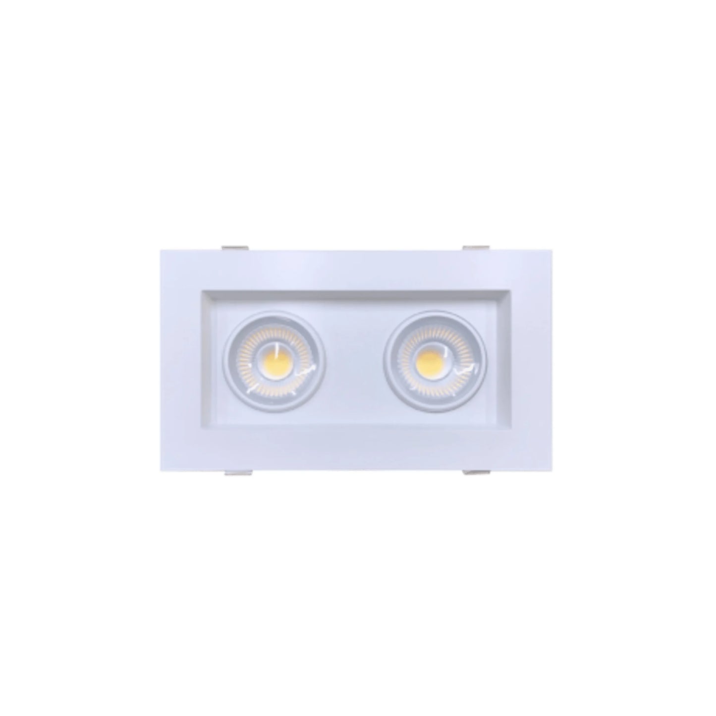 P-6612 4 Inch 2 Head Multiple Gimbal, 36 Watts, 3200 Lumens 5CCT Recessed Light