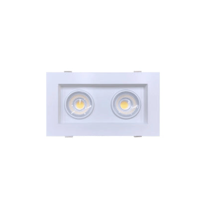 P-6612 4 Inch 2 Head Multiple Gimbal, 36 Watts, 3200 Lumens 5CCT Recessed Light