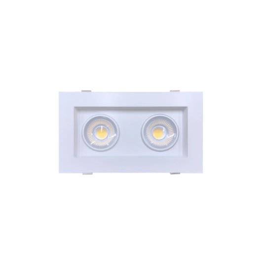 P-6612 4 Inch 2 Head Multiple Gimbal, 36 Watts, 3200 Lumens 5CCT Recessed Light