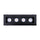 P-6617 4 Inch 4 Head Multiple Gimbal, Black Finish 72 Watts, 6400 Lumens 5CCT Recessed Light