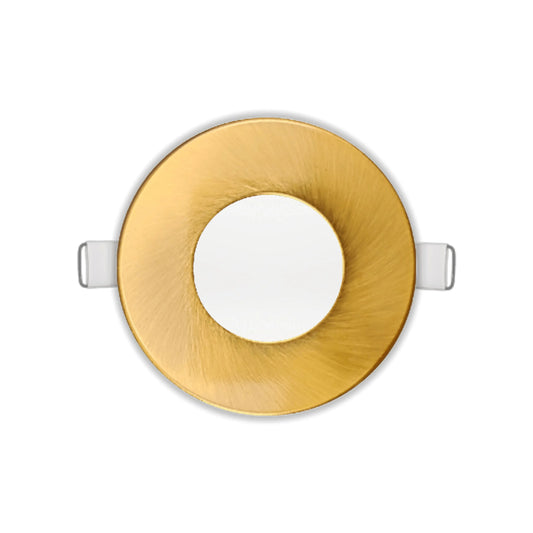 P-6621 2 Inch Slim Ultra-Thin Round, Brushed Brass 5 Watts, 300 Lumens 5CCT Recessed Light