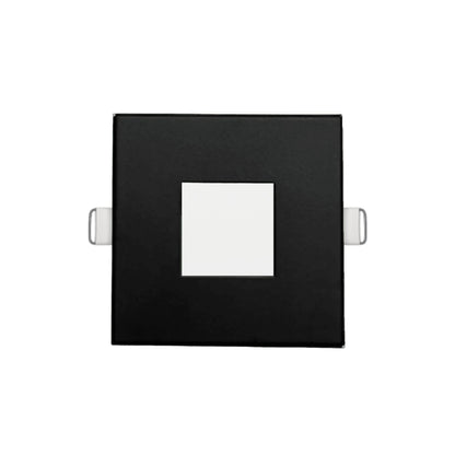 P-6622 2 Inch Slim Ultra-Thin Square, Black Finish 5 Watts, 300 Lumens 5CCT Recessed Light