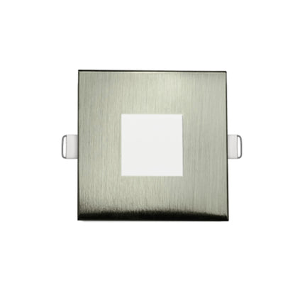 P-6623 2 Inch Slim Ultra-Thin Square, Brushed Nickel 5 Watts, 300 Lumens 5CCT Recessed Light
