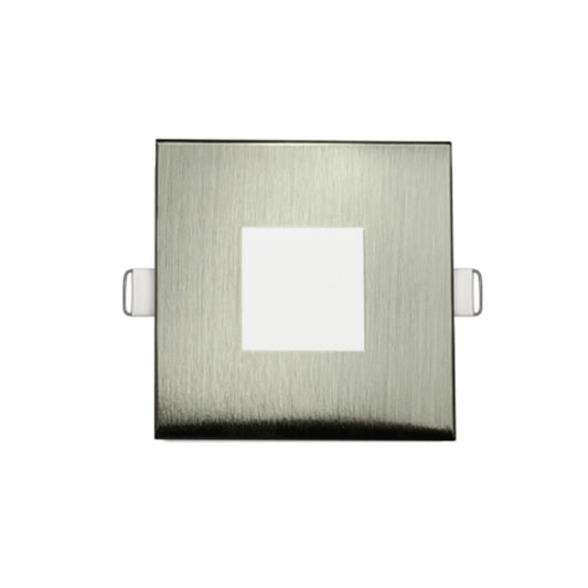 P-6623 2 Inch Slim Ultra-Thin Square, Brushed Nickel 5 Watts, 300 Lumens 5CCT Recessed Light