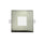 P-6623 2 Inch Slim Ultra-Thin Square, Brushed Nickel 5 Watts, 300 Lumens 5CCT Recessed Light