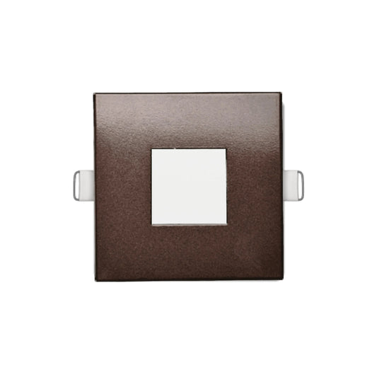P-6624 2 Inch Slim Ultra-Thin Square, Bronze Finish 5 Watts, 300 Lumens 5CCT Recessed Light