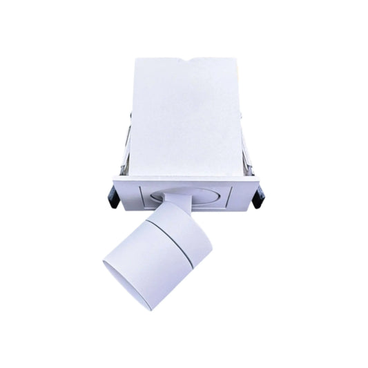 P-6632 2 Inch Retractable Square, White Finish 3 Watts, 170 Lumens 5CCT Recessed Light