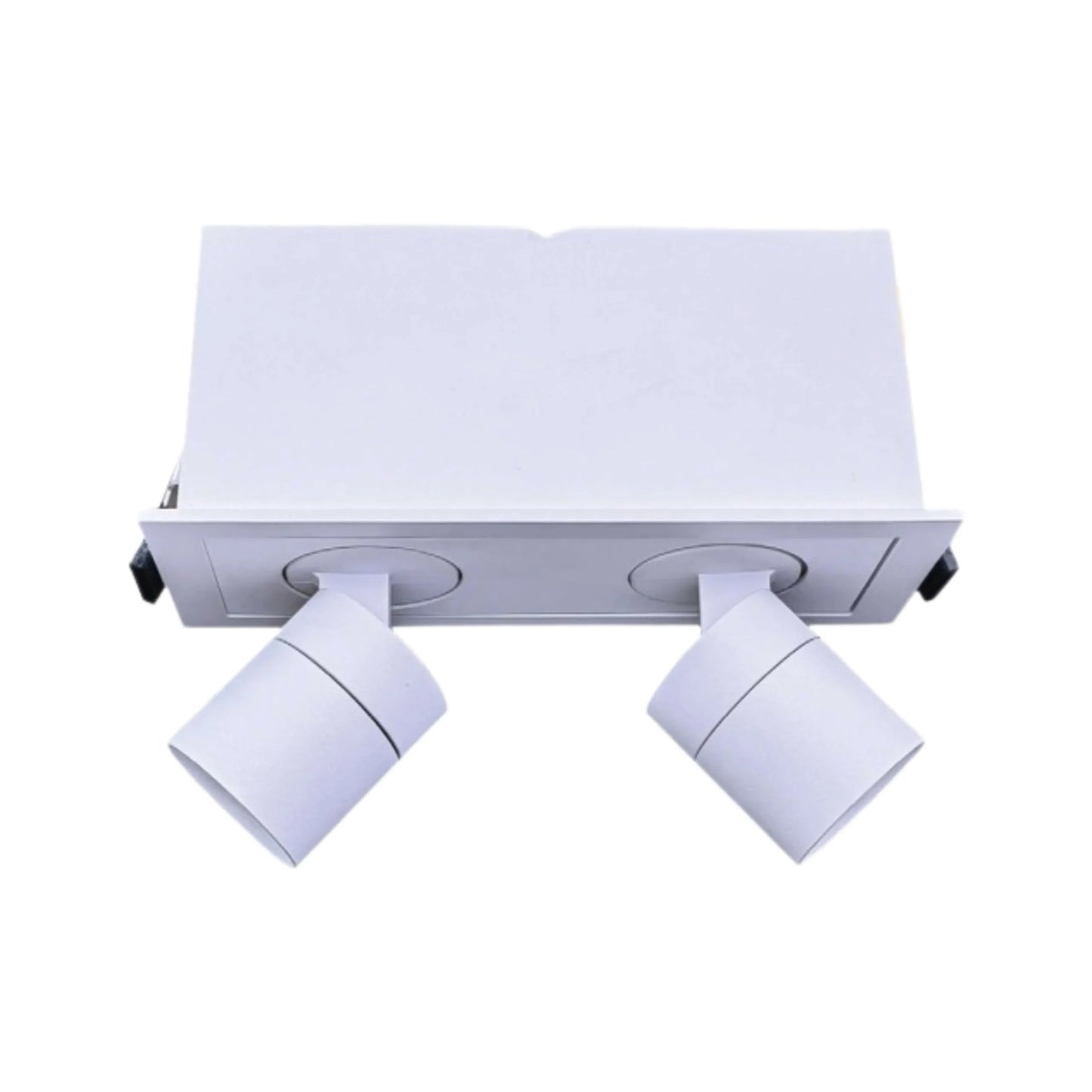 P-6633 2 Inch 2 Head Retractable, White Finish 6 Watts, 400 Lumens 5CCT Recessed Light